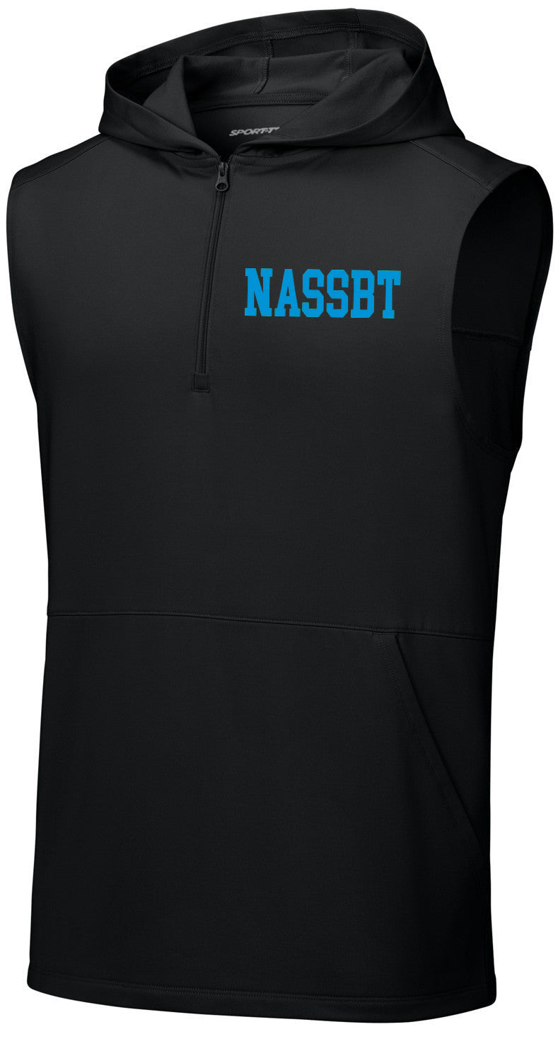 Sport-Wick Stretch Sleeveless Hooded 1/4-Zip
