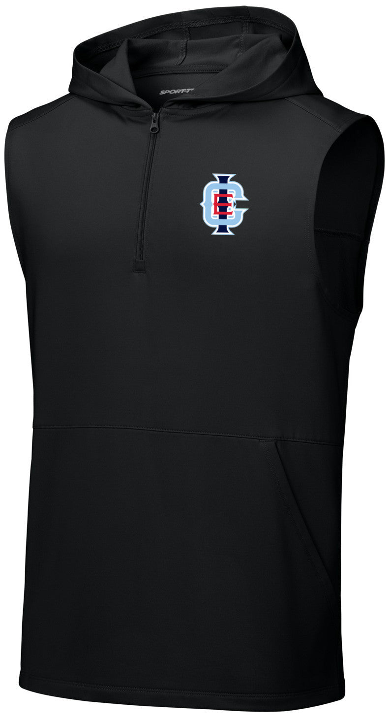 Sport-Wick Stretch Sleeveless Hooded 1/4-Zip