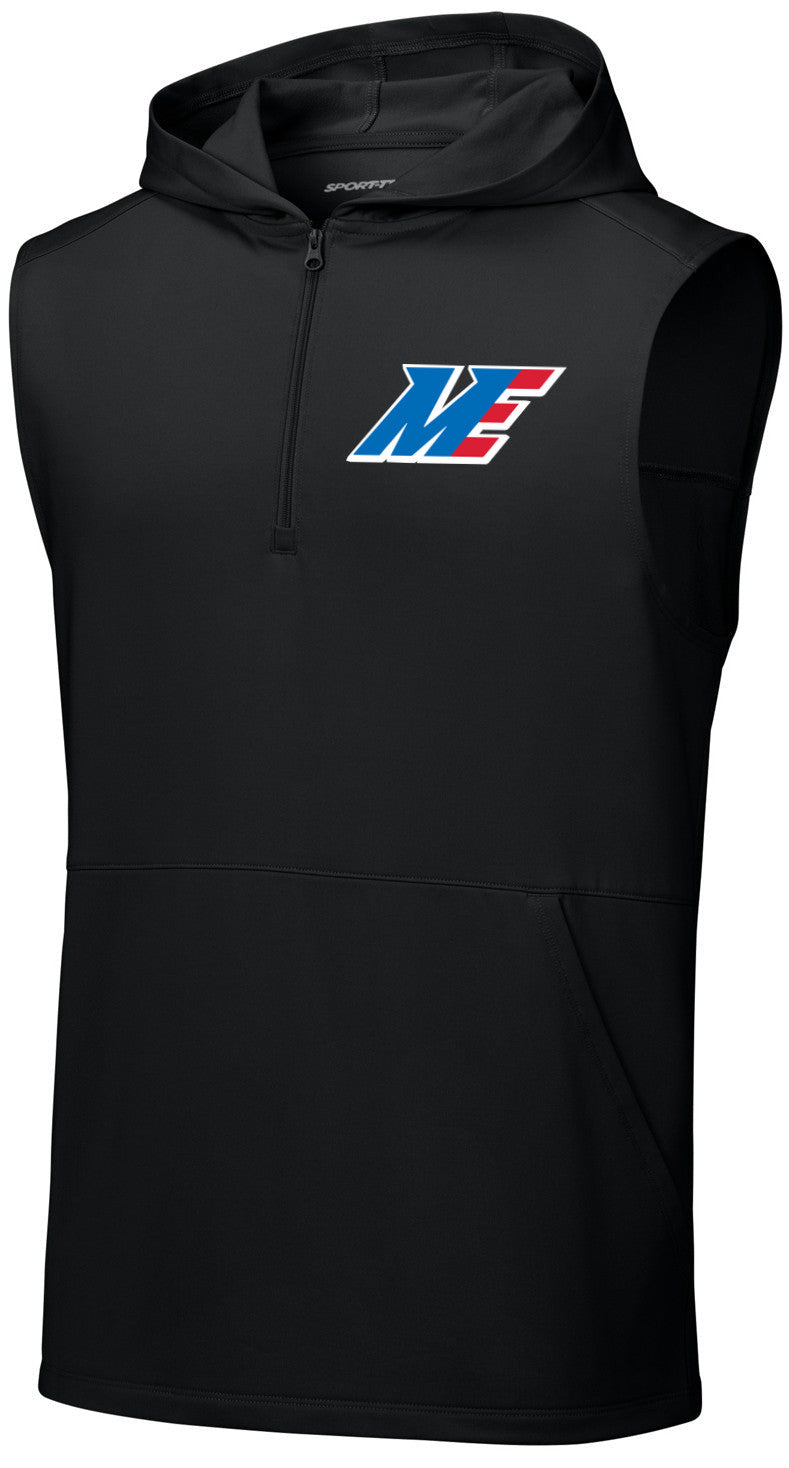 Sport-Wick Stretch Sleeveless Hooded 1/4-Zip