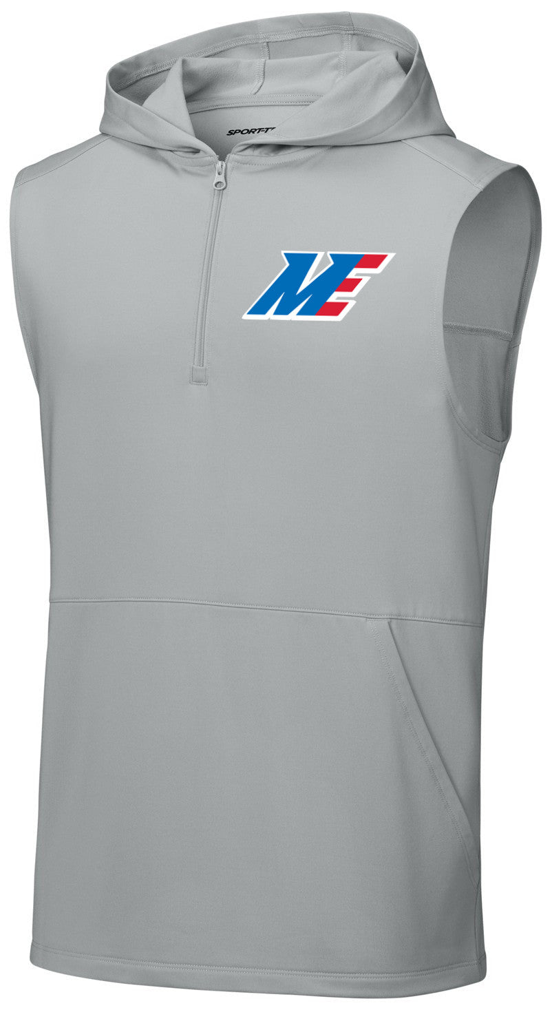 Sport-Wick Stretch Sleeveless Hooded 1/4-Zip