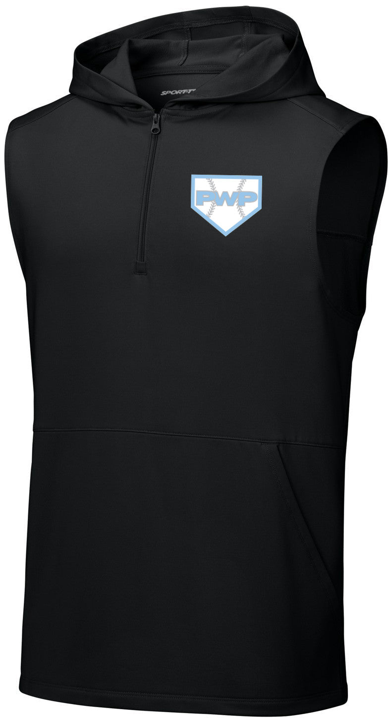 Sport-Wick Stretch Sleeveless Hooded 1/4-Zip