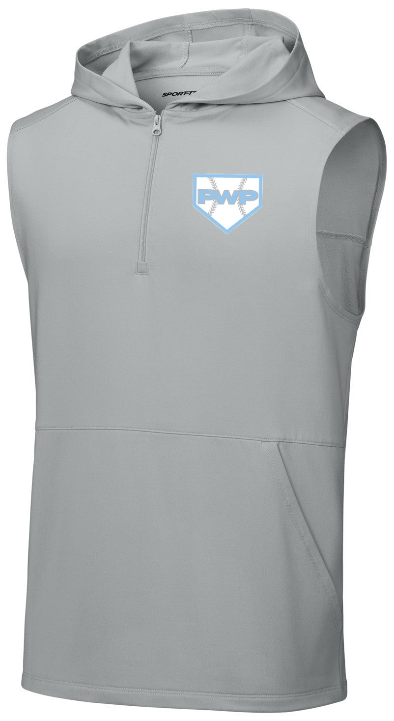 Sport-Wick Stretch Sleeveless Hooded 1/4-Zip