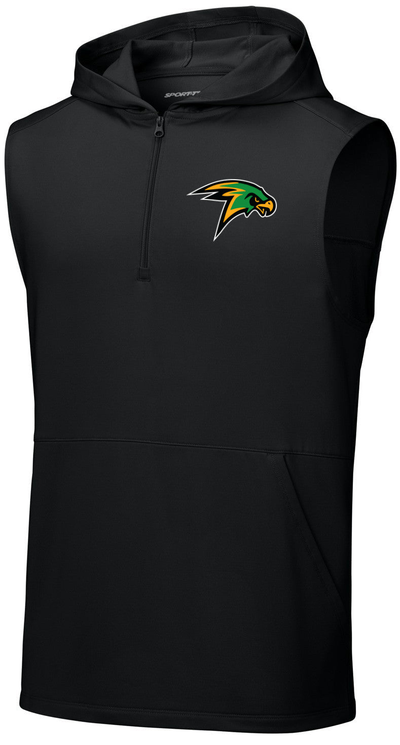 Sport-Wick Stretch Sleeveless Hooded 1/4-Zip