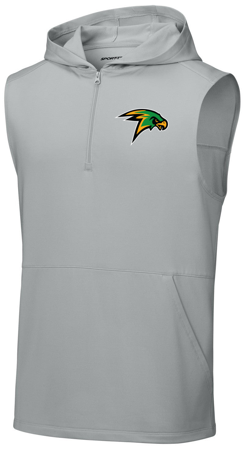 Sport-Wick Stretch Sleeveless Hooded 1/4-Zip