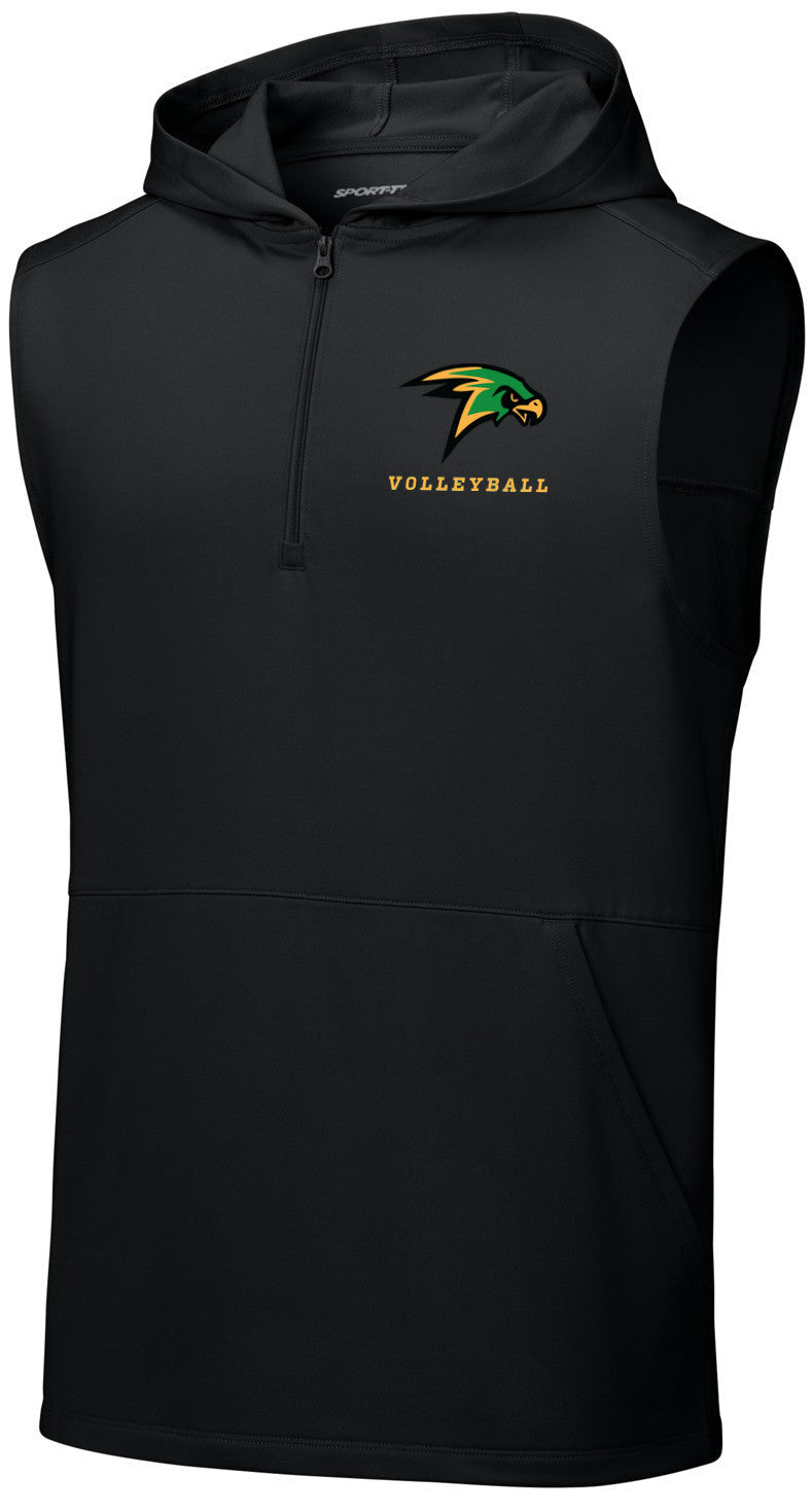 Sport-Wick Stretch Sleeveless Hooded 1/4-Zip