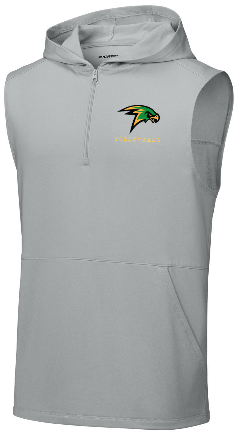 Sport-Wick Stretch Sleeveless Hooded 1/4-Zip