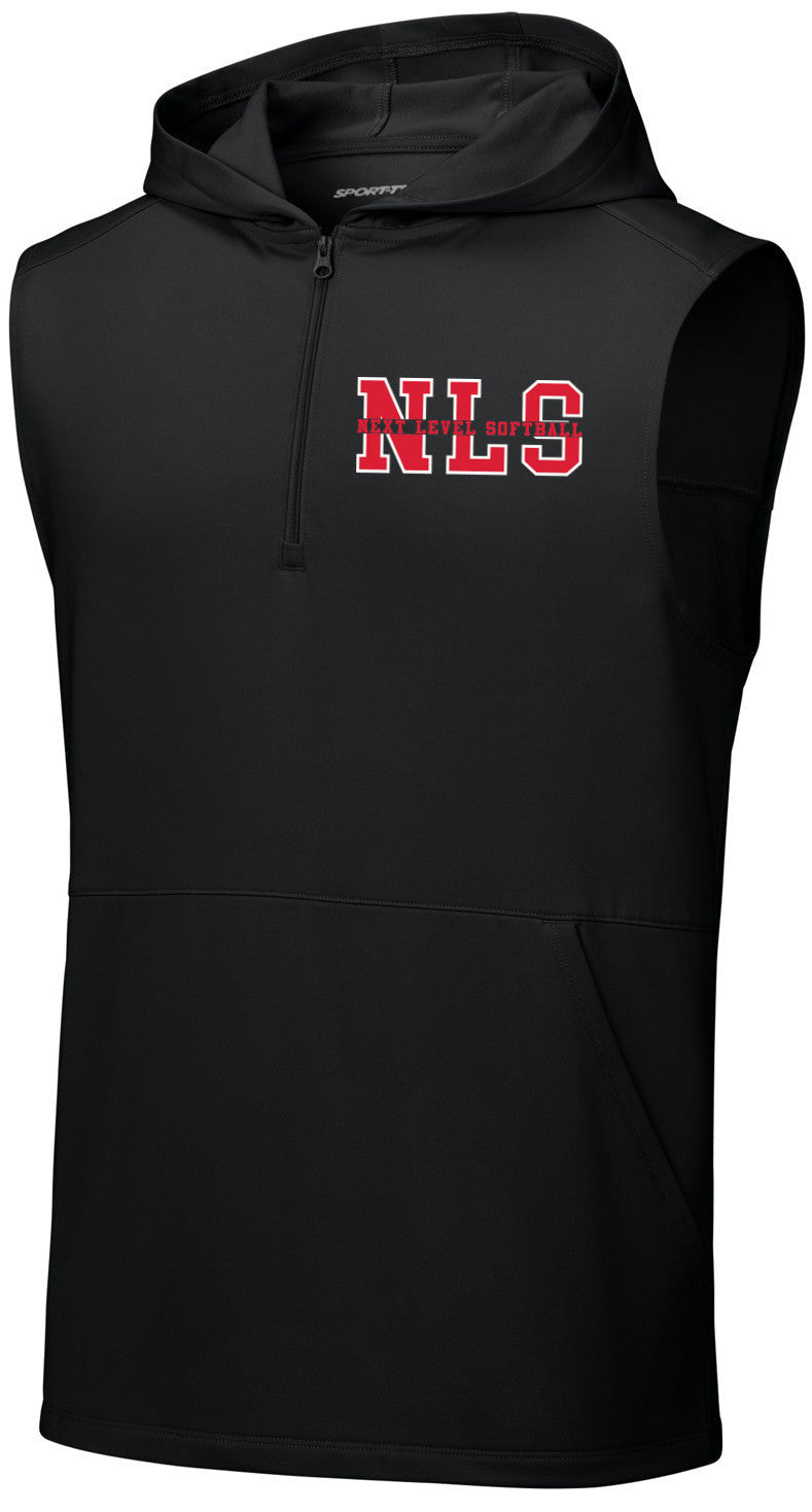Sport-Wick Stretch Sleeveless Hooded 1/4-Zip