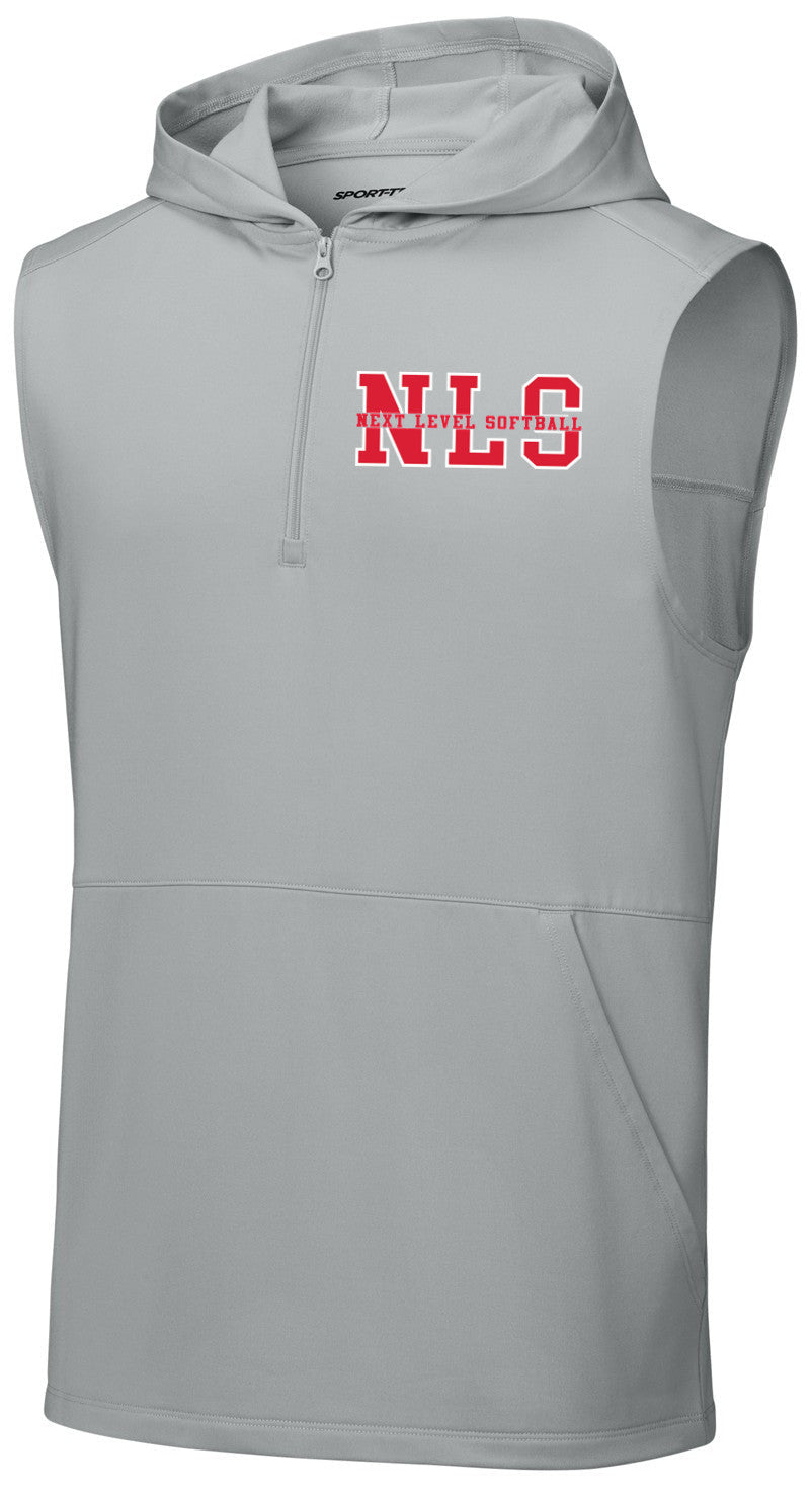 Sport-Wick Stretch Sleeveless Hooded 1/4-Zip