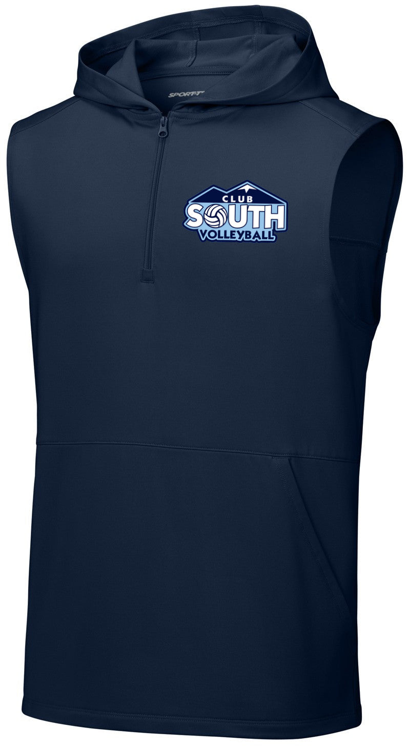 Sport-Wick Stretch Sleeveless Hooded 1/4-Zip