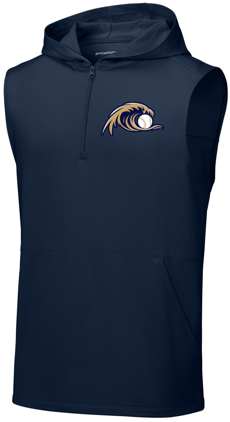 Sport-Wick Stretch Sleeveless Hooded 1/4-Zip