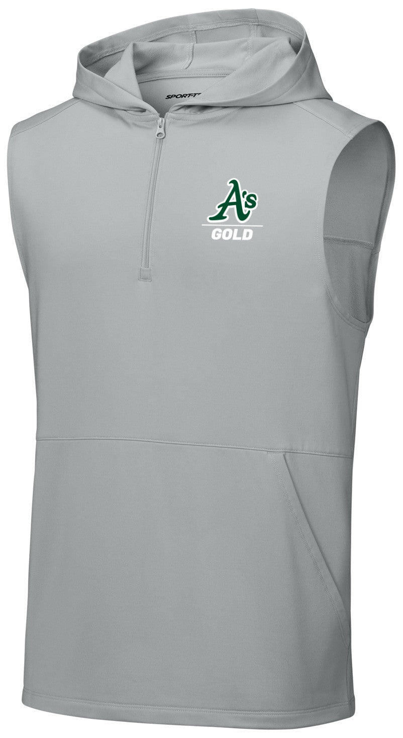 Sport-Wick Stretch Sleeveless Hooded 1/4-Zip
