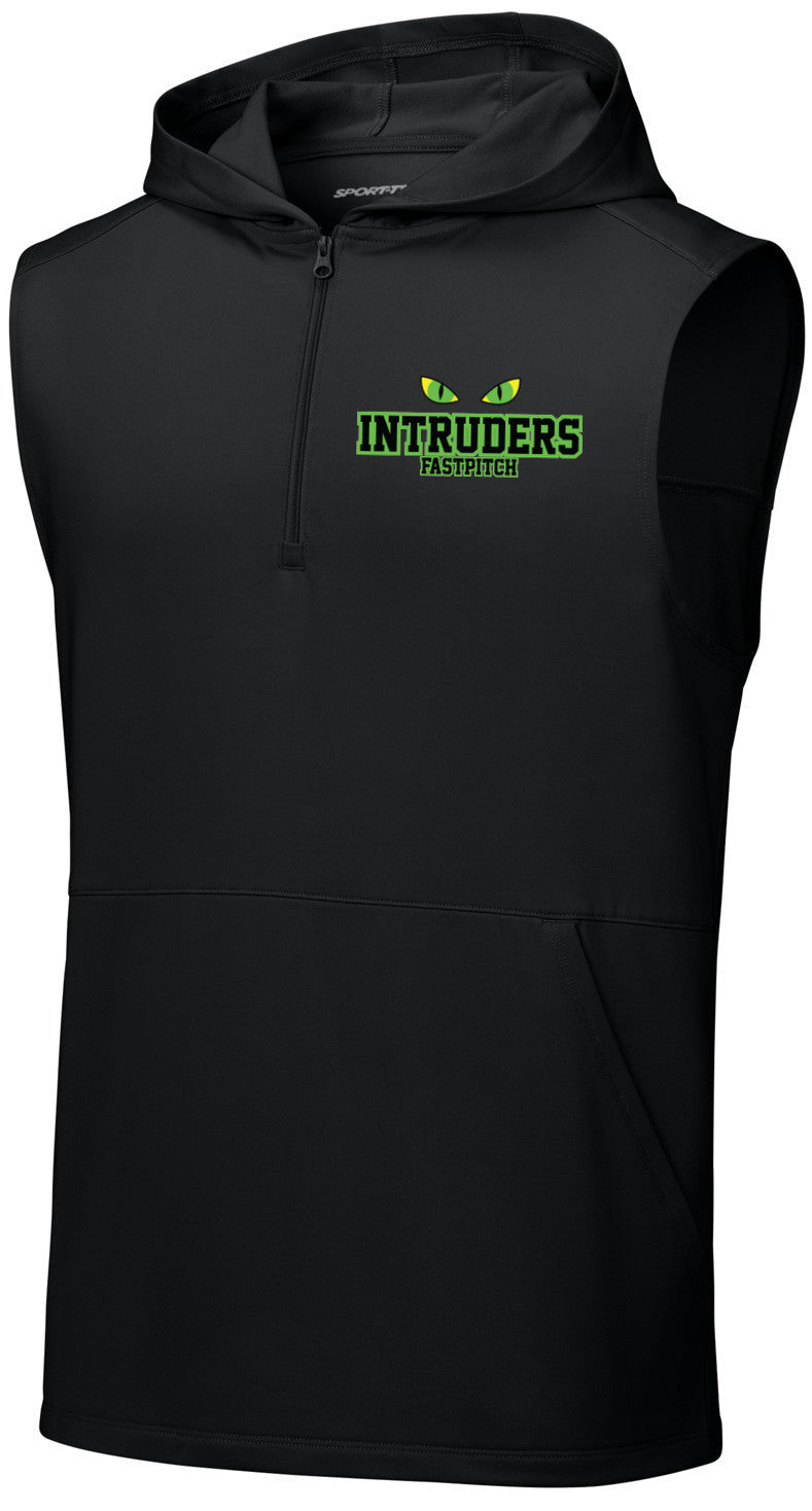 Sport-Wick Stretch Sleeveless Hooded 1/4-Zip
