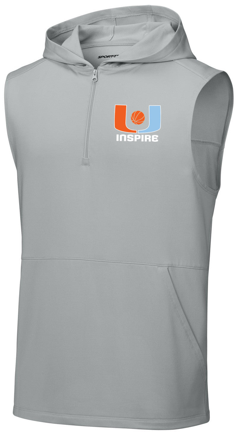 Sport-Wick Stretch Sleeveless Hooded 1/4-Zip