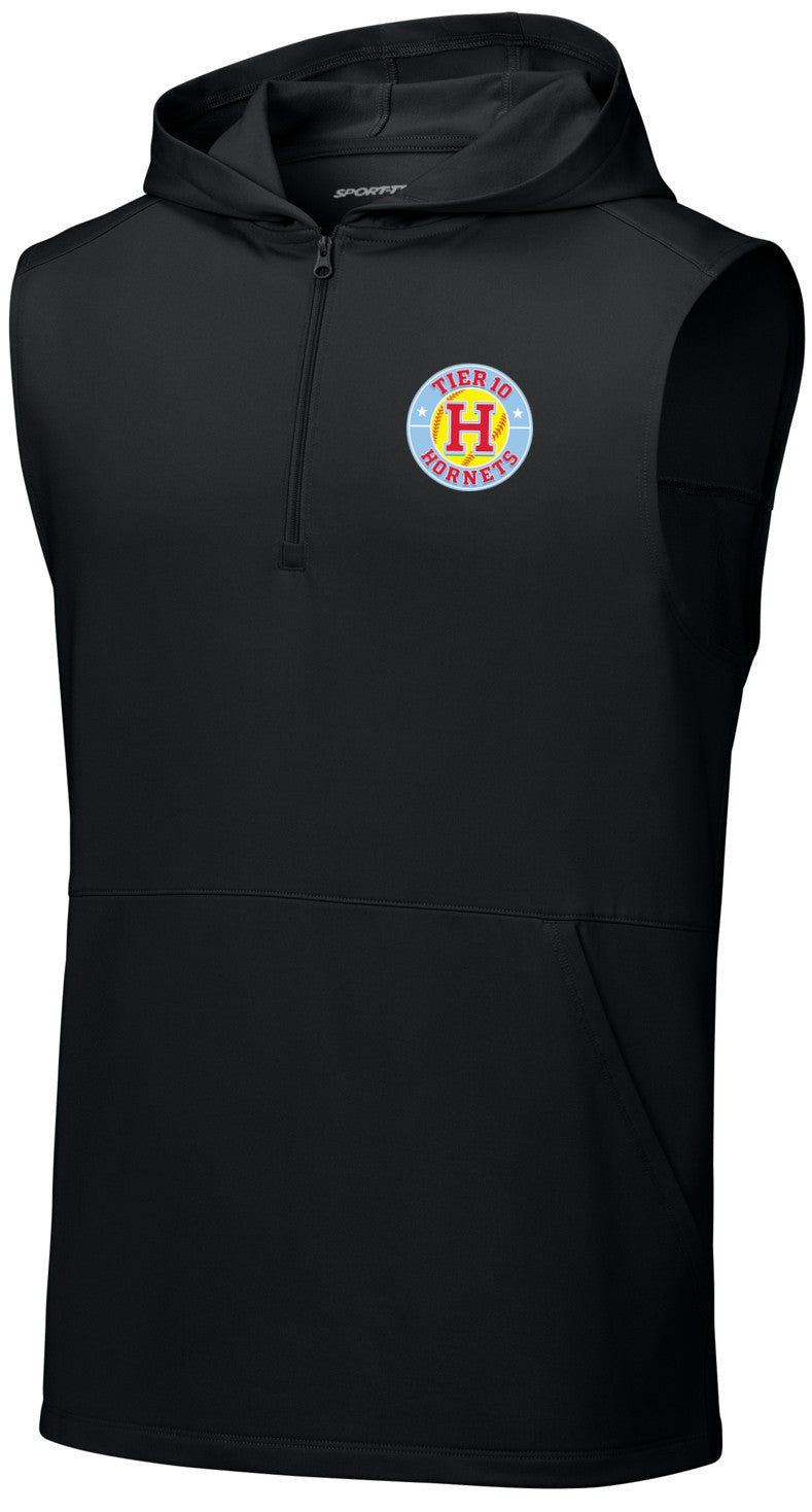 Sport-Wick Stretch Sleeveless Hooded 1/4-Zip