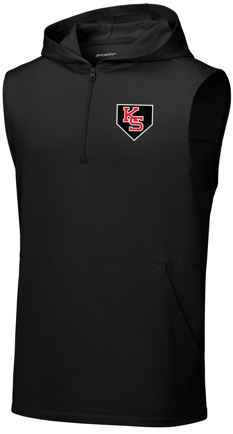 Sport-Wick Stretch Sleeveless Hooded 1/4-Zip