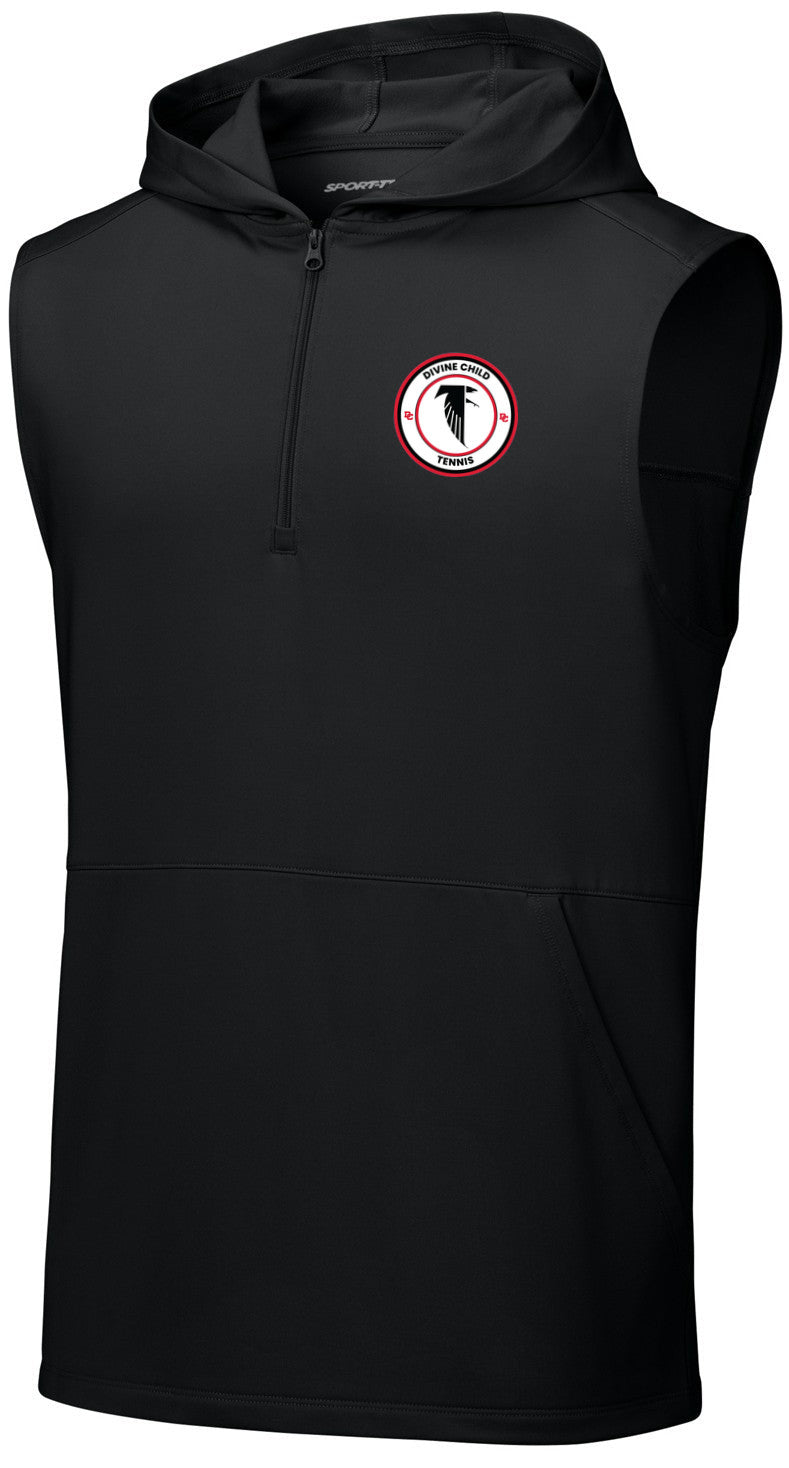 Sport-Wick Stretch Sleeveless Hooded 1/4-Zip
