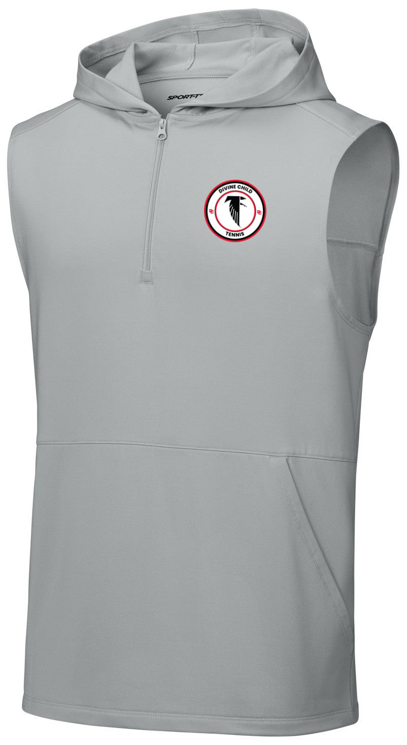 Sport-Wick Stretch Sleeveless Hooded 1/4-Zip