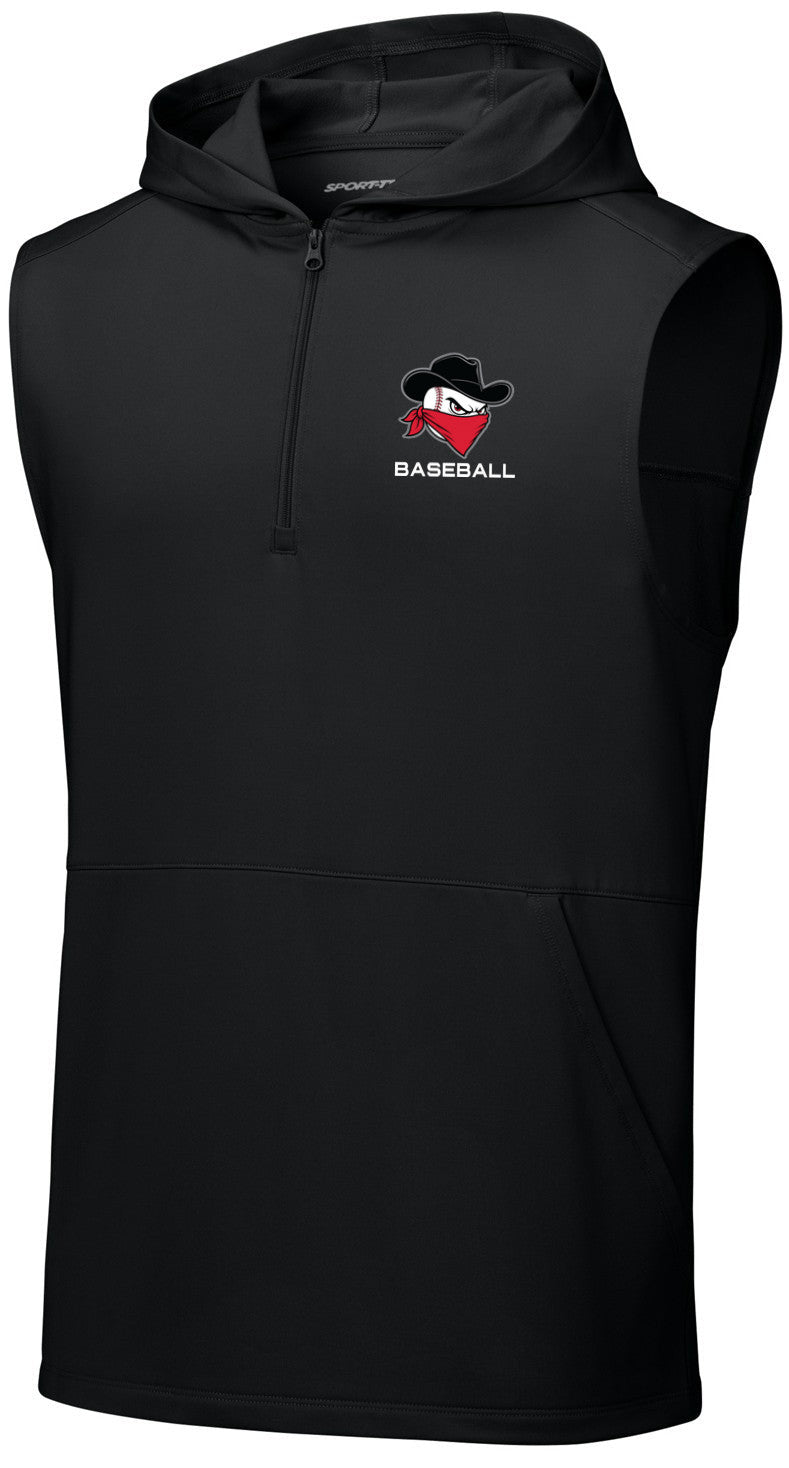 Sport-Wick Stretch Sleeveless Hooded 1/4-Zip