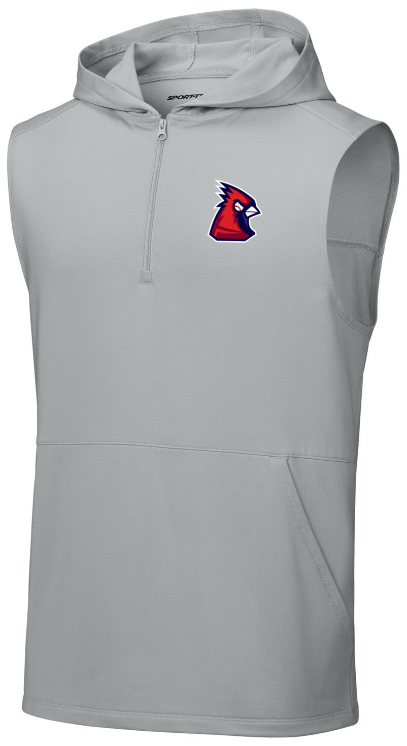 Sport-Wick Stretch Sleeveless Hooded 1/4-Zip