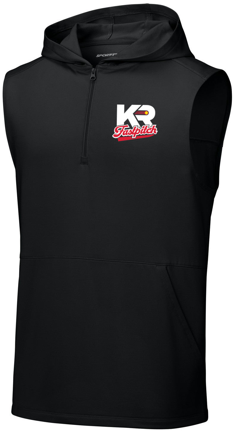Sport-Wick Stretch Sleeveless Hooded 1/4-Zip