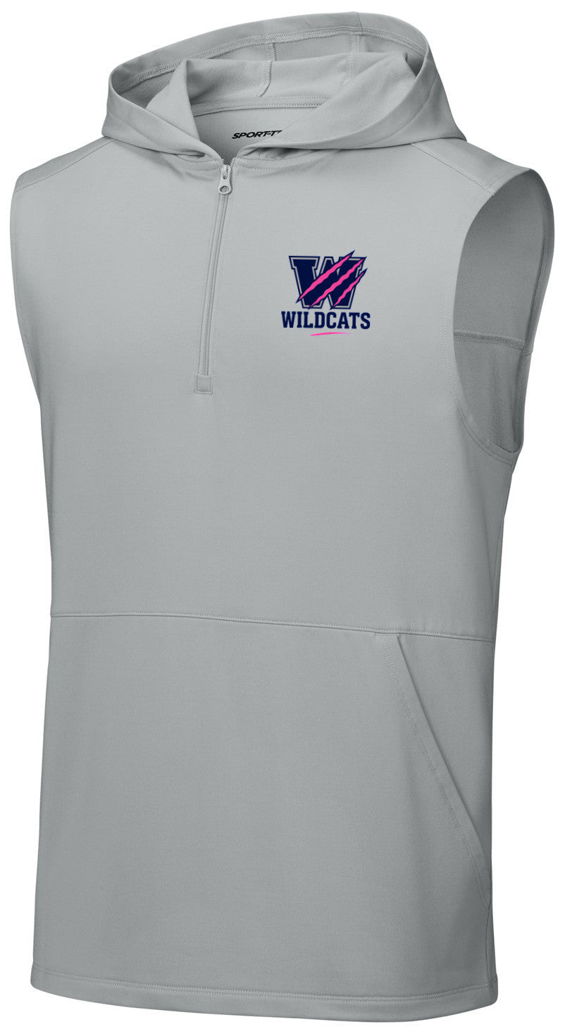 Sport-Wick Stretch Sleeveless Hooded 1/4-Zip