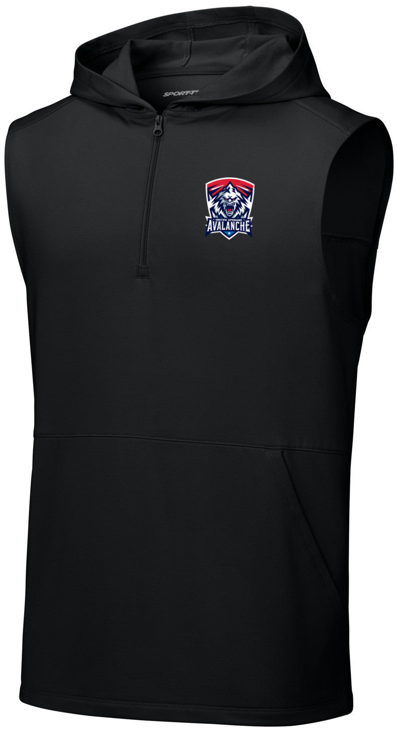 Sport-Wick Stretch Sleeveless Hooded 1/4-Zip