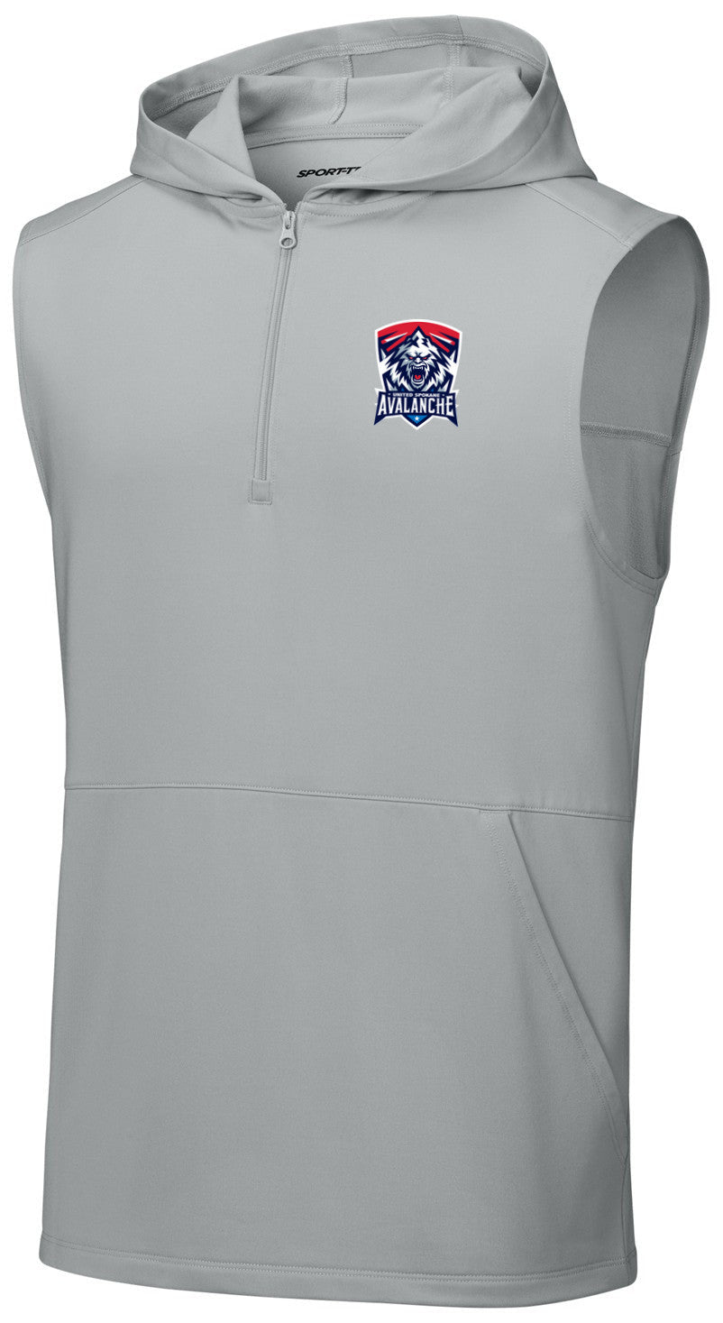 Sport-Wick Stretch Sleeveless Hooded 1/4-Zip
