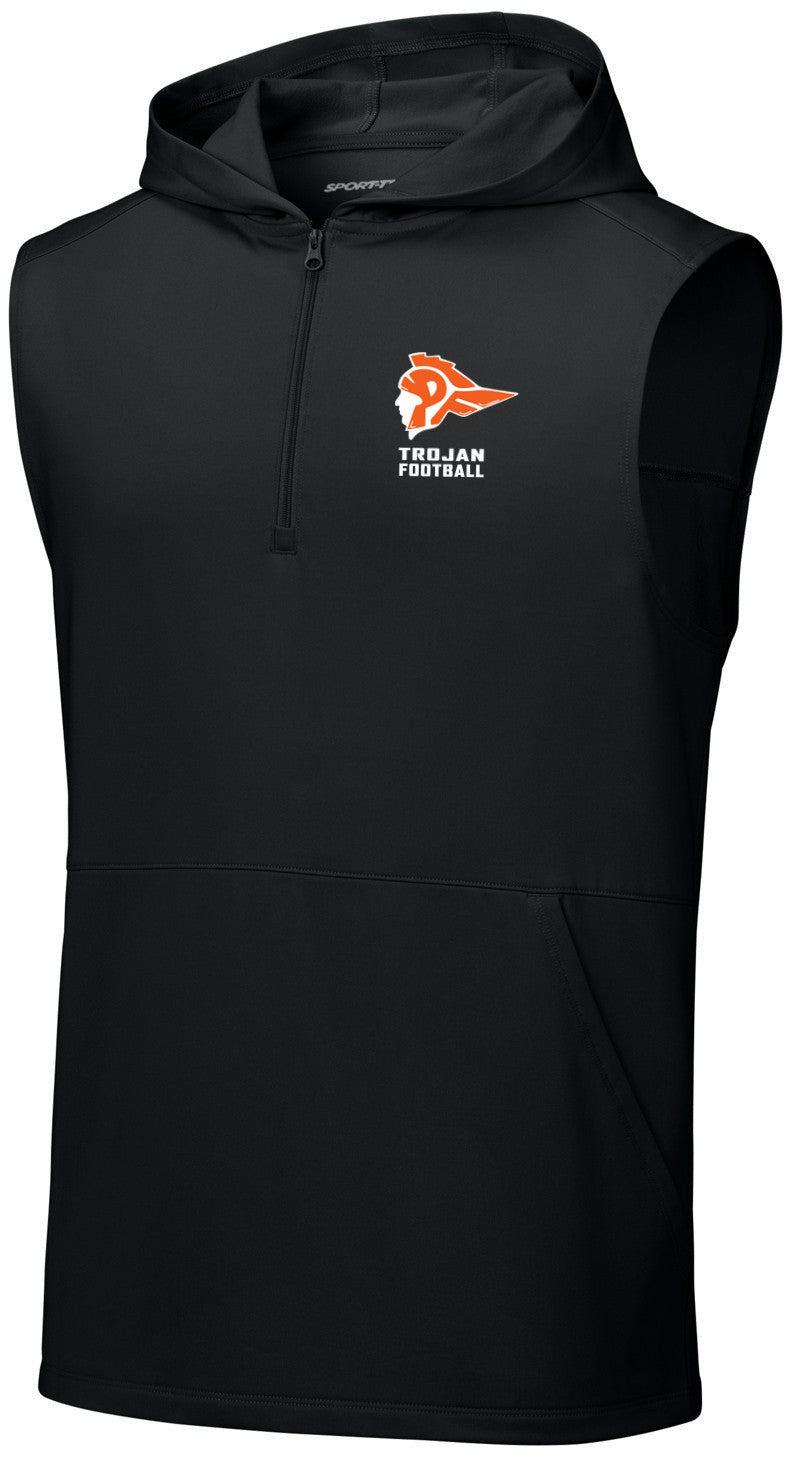 Sport-Wick Stretch Sleeveless Hooded 1/4-Zip