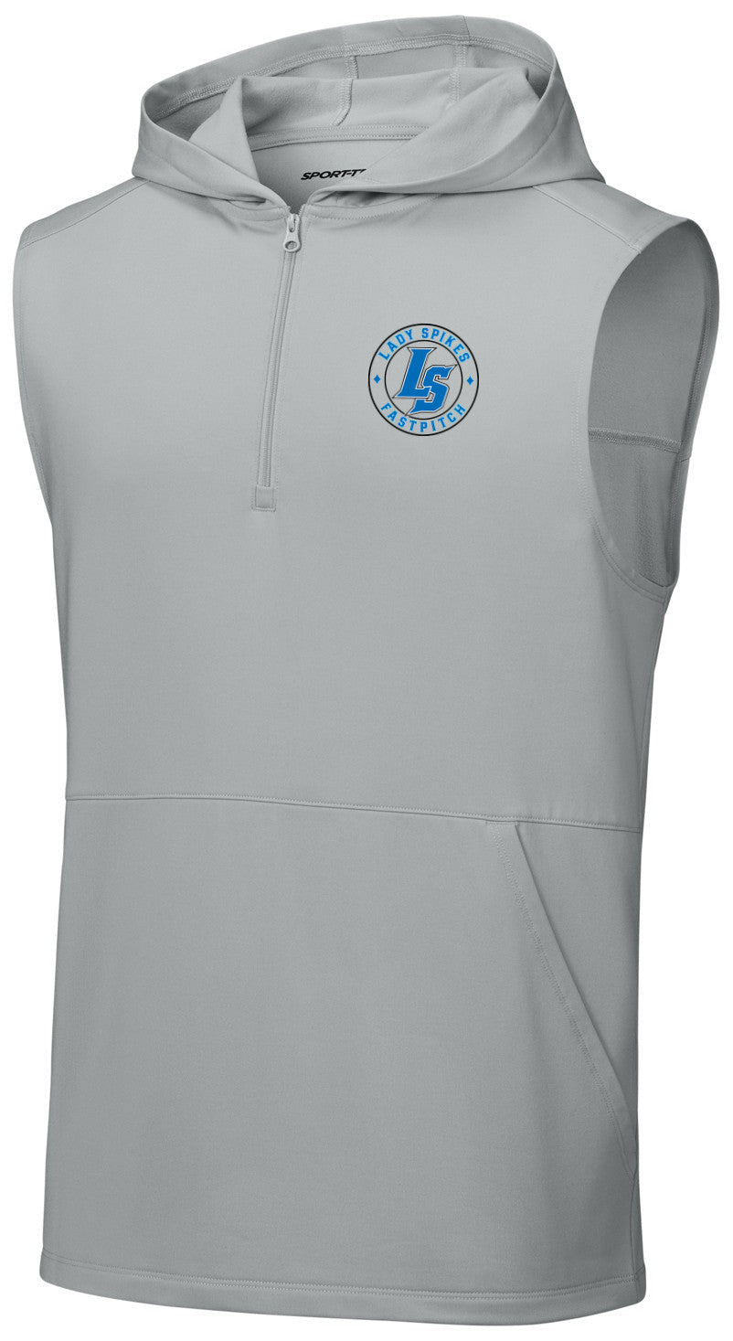 Sport-Wick Stretch Sleeveless Hooded 1/4-Zip