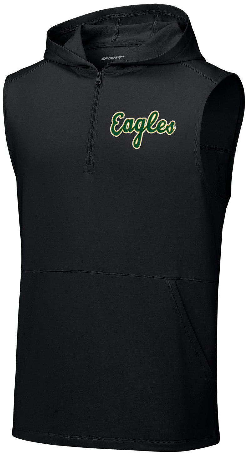 Sport-Wick Stretch Sleeveless Hooded 1/4-Zip