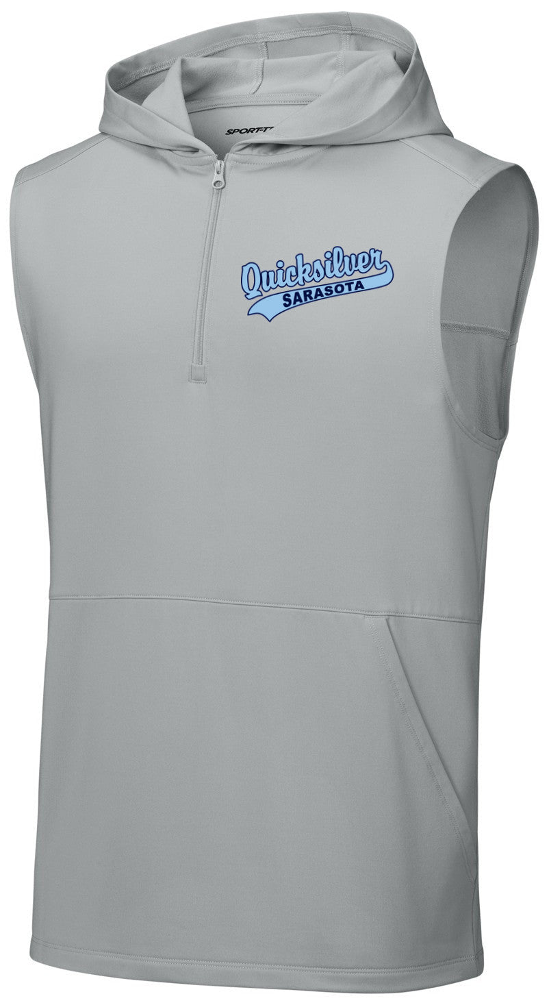 Sport-Wick Stretch Sleeveless Hooded 1/4-Zip