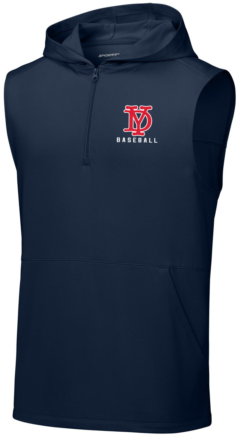 Sport-Wick Stretch Sleeveless Hooded 1/4-Zip
