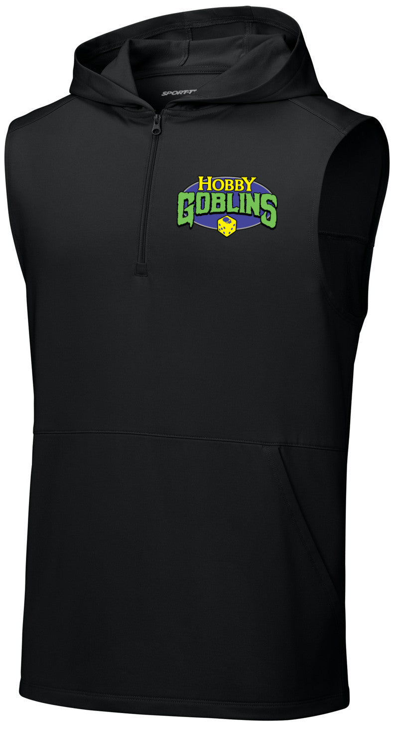 Sport-Wick Stretch Sleeveless Hooded 1/4-Zip