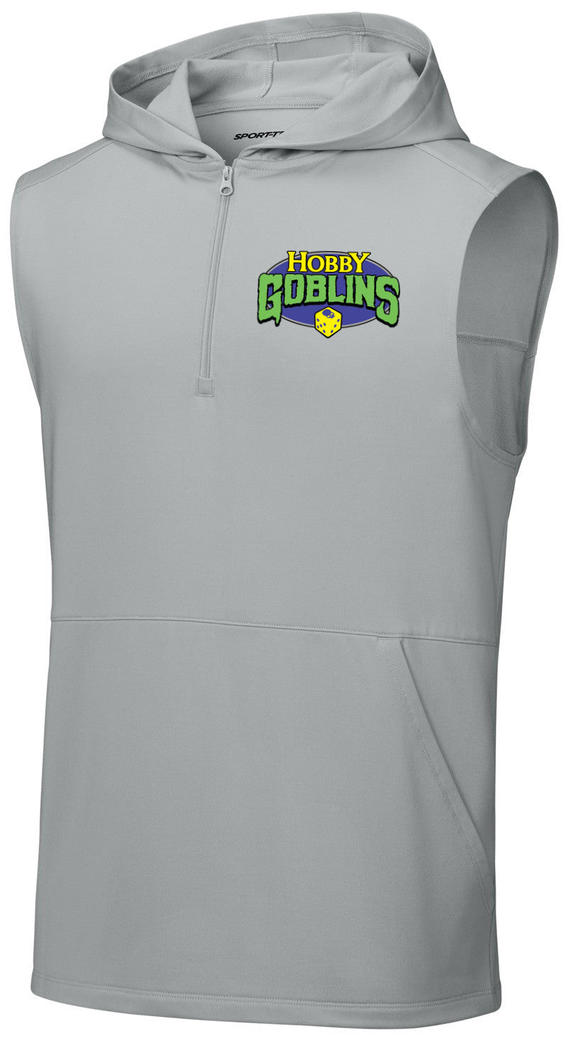 Sport-Wick Stretch Sleeveless Hooded 1/4-Zip