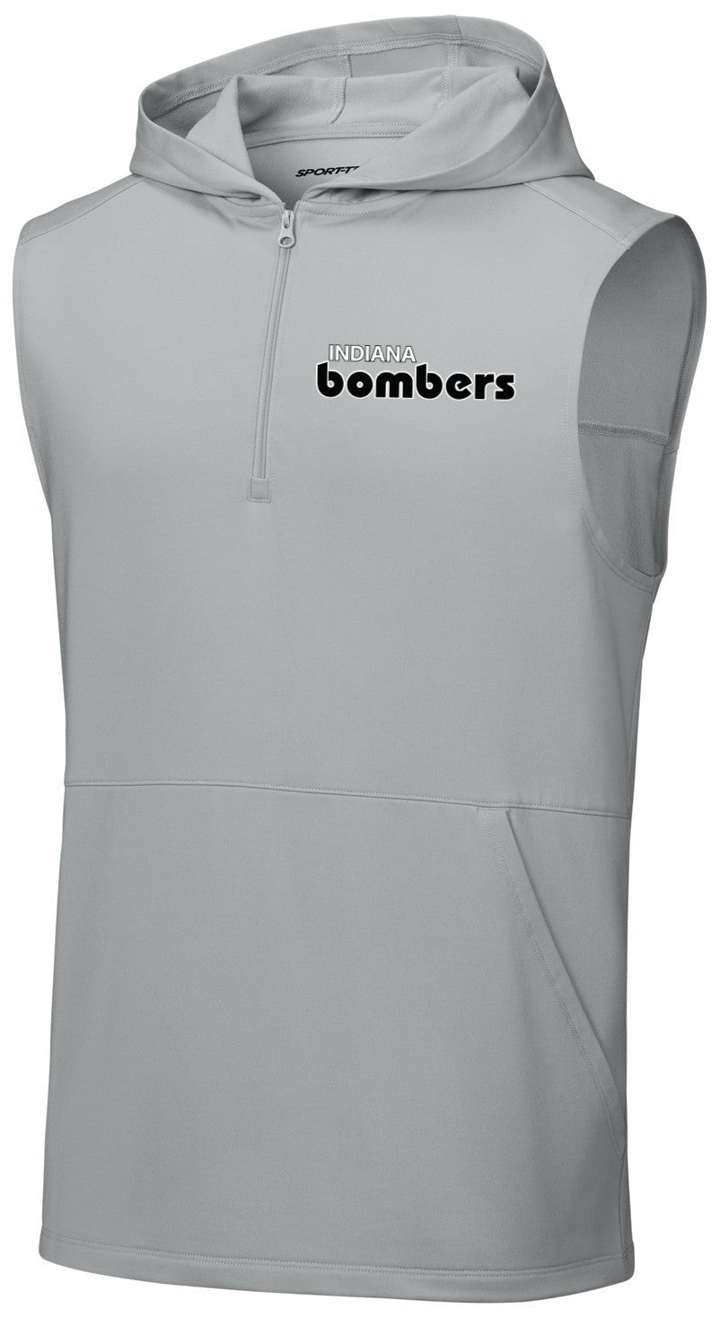 Sport-Wick Stretch Sleeveless Hooded 1/4-Zip