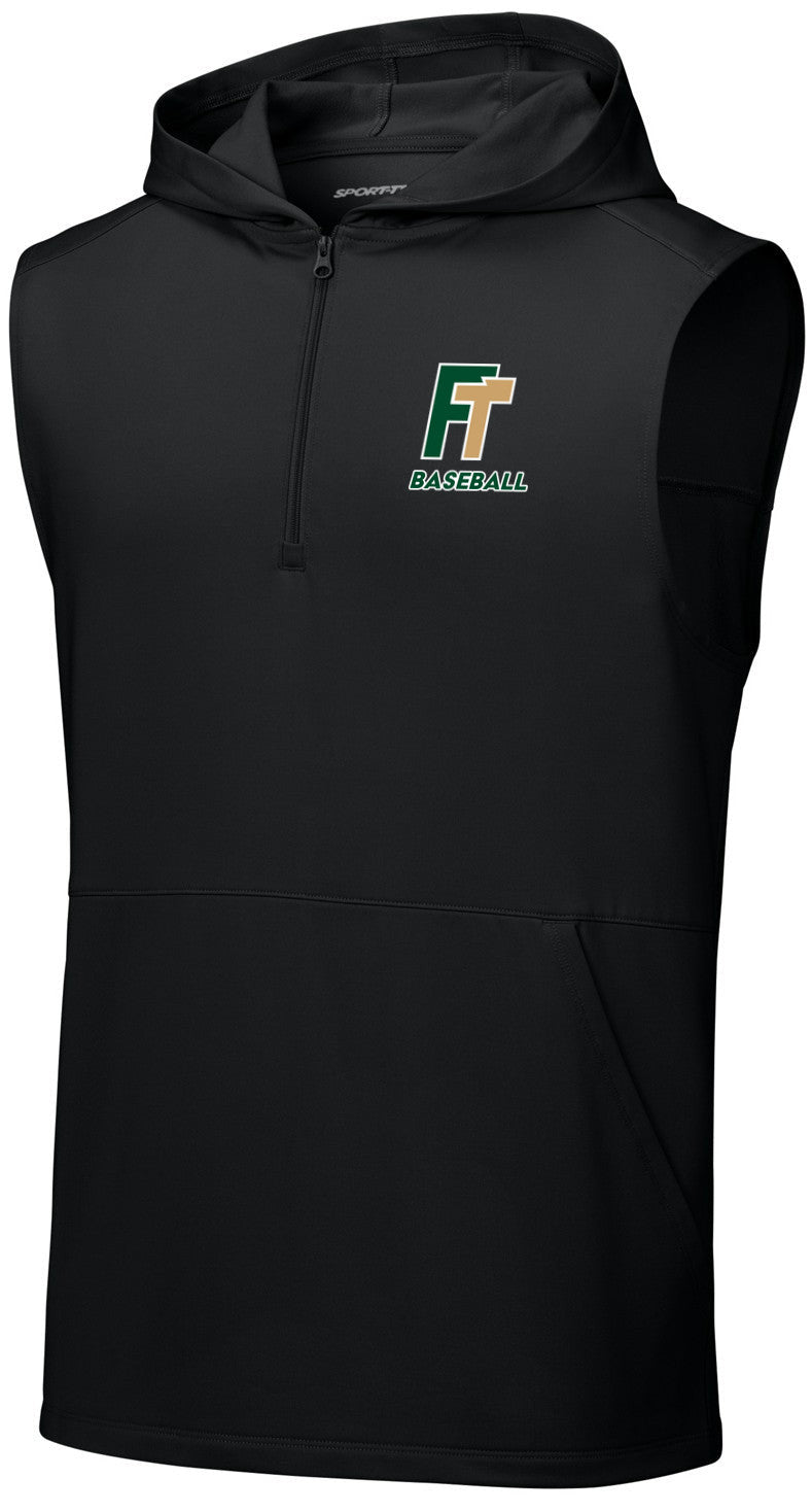 Sport-Wick Stretch Sleeveless Hooded 1/4-Zip
