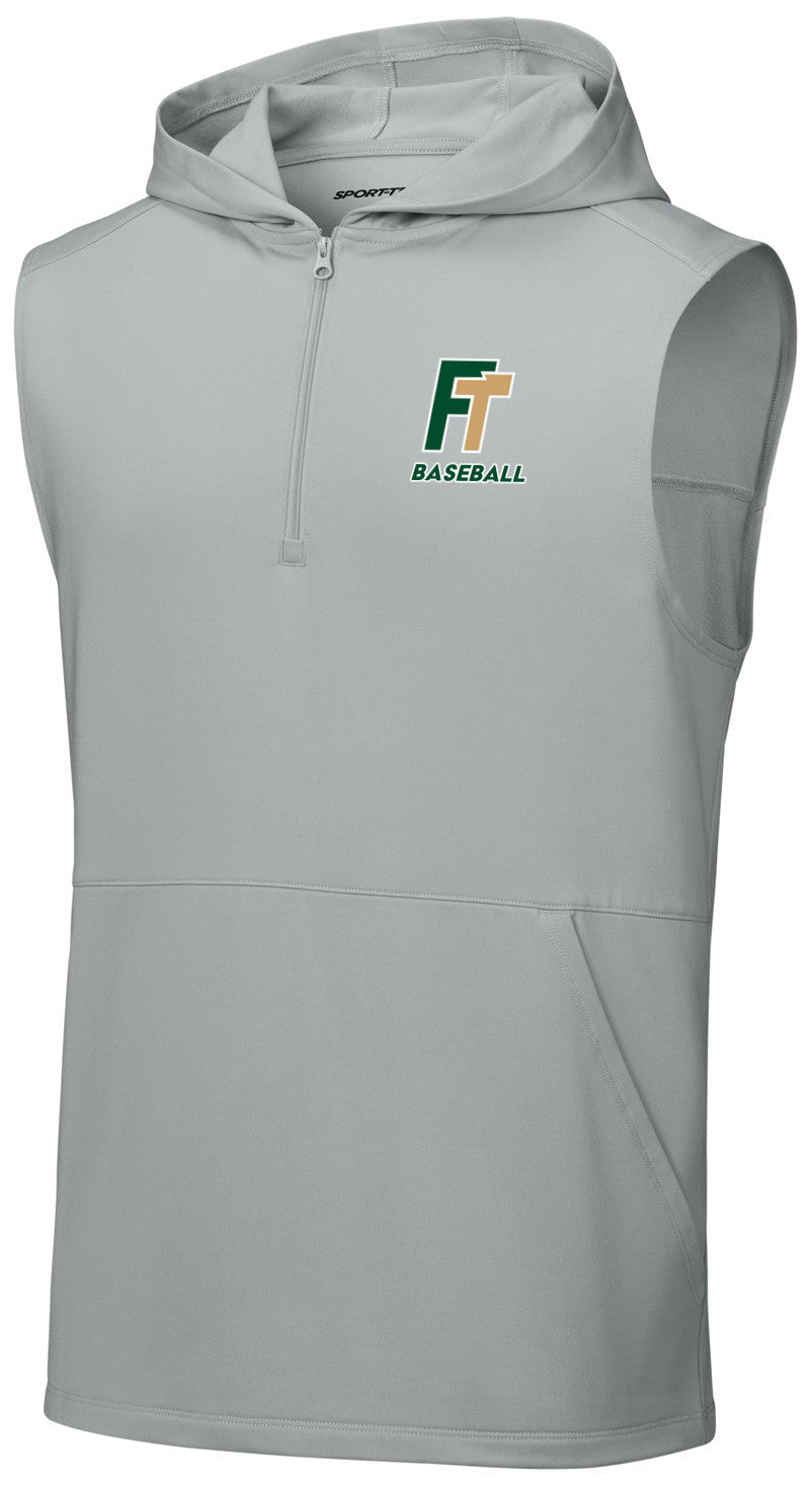 Sport-Wick Stretch Sleeveless Hooded 1/4-Zip