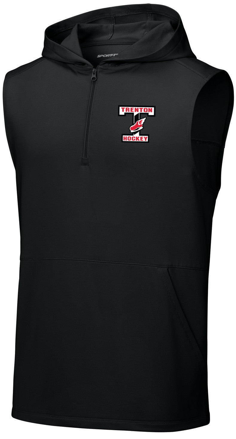 Sport-Wick Stretch Sleeveless Hooded 1/4-Zip