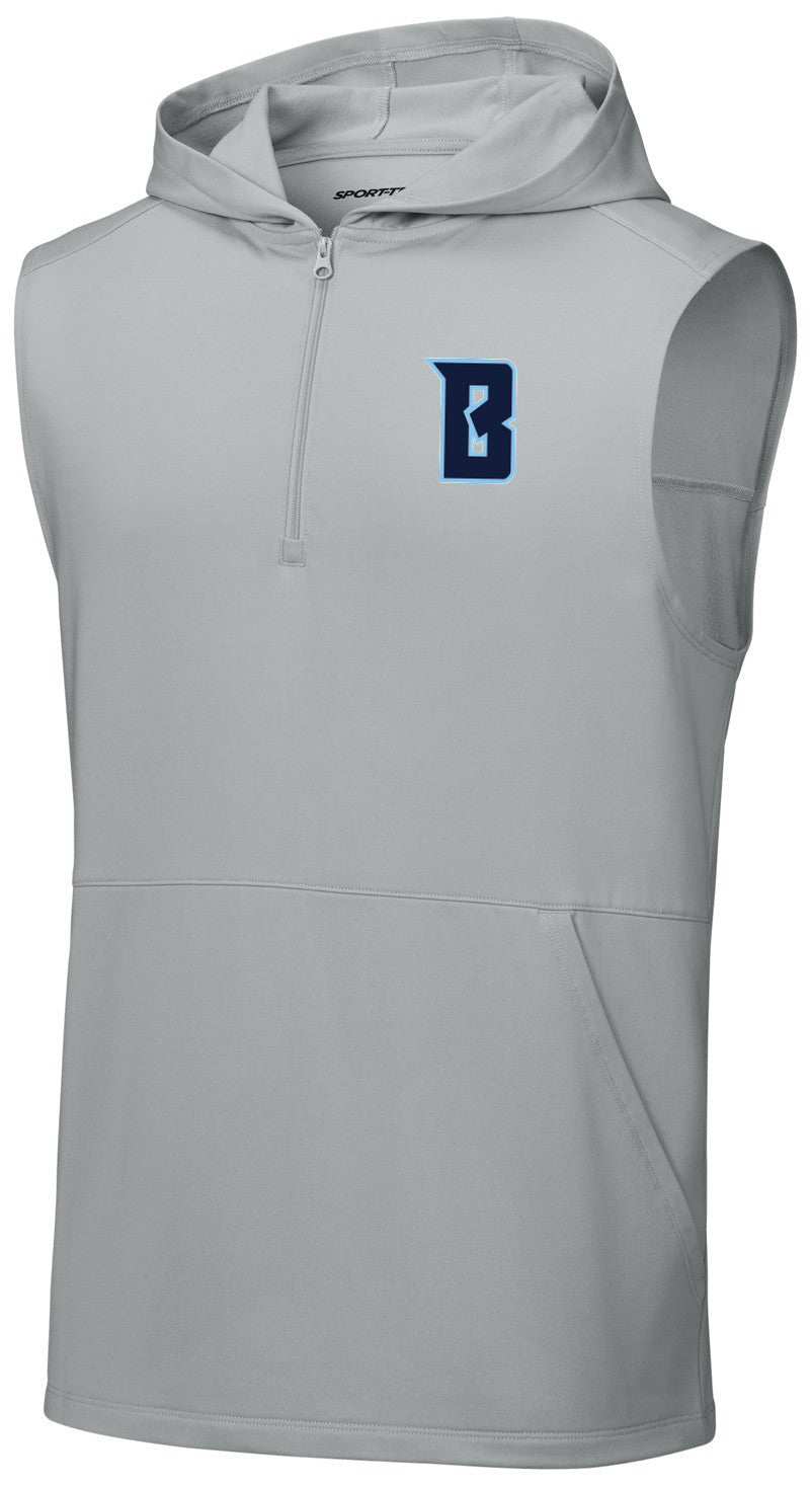 Sport-Wick Stretch Sleeveless Hooded 1/4-Zip