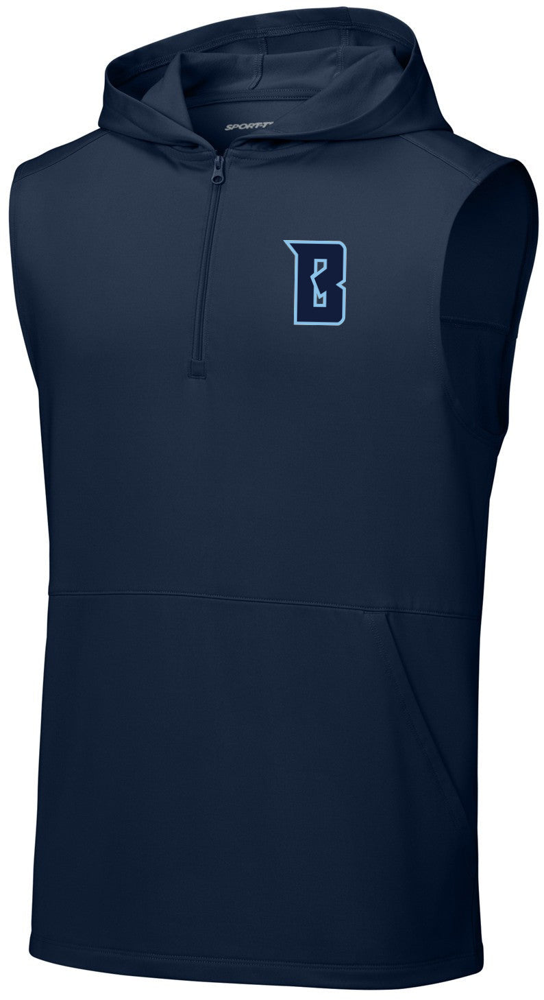 Sport-Wick Stretch Sleeveless Hooded 1/4-Zip