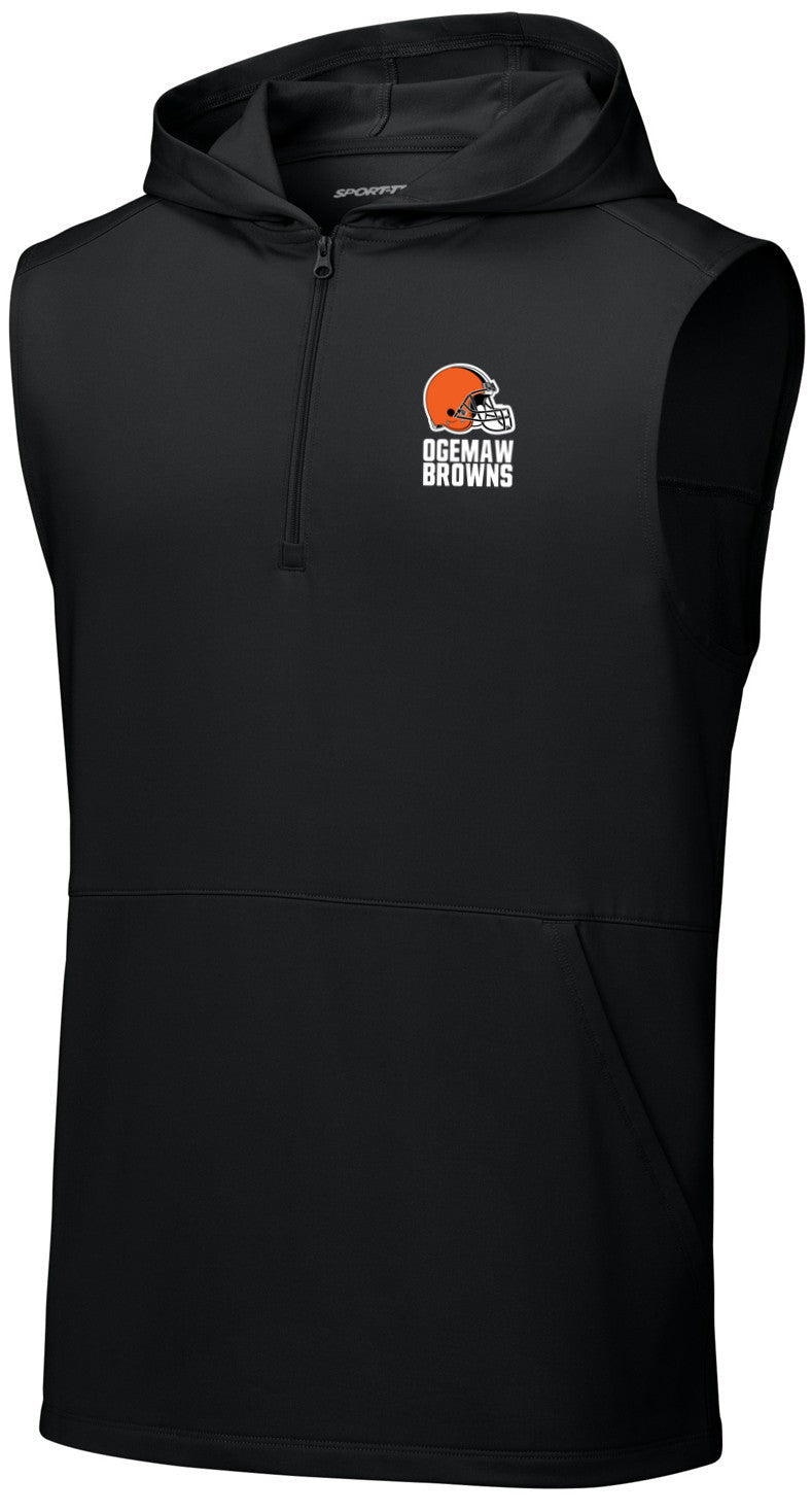 Sport-Wick Stretch Sleeveless Hooded 1/4-Zip