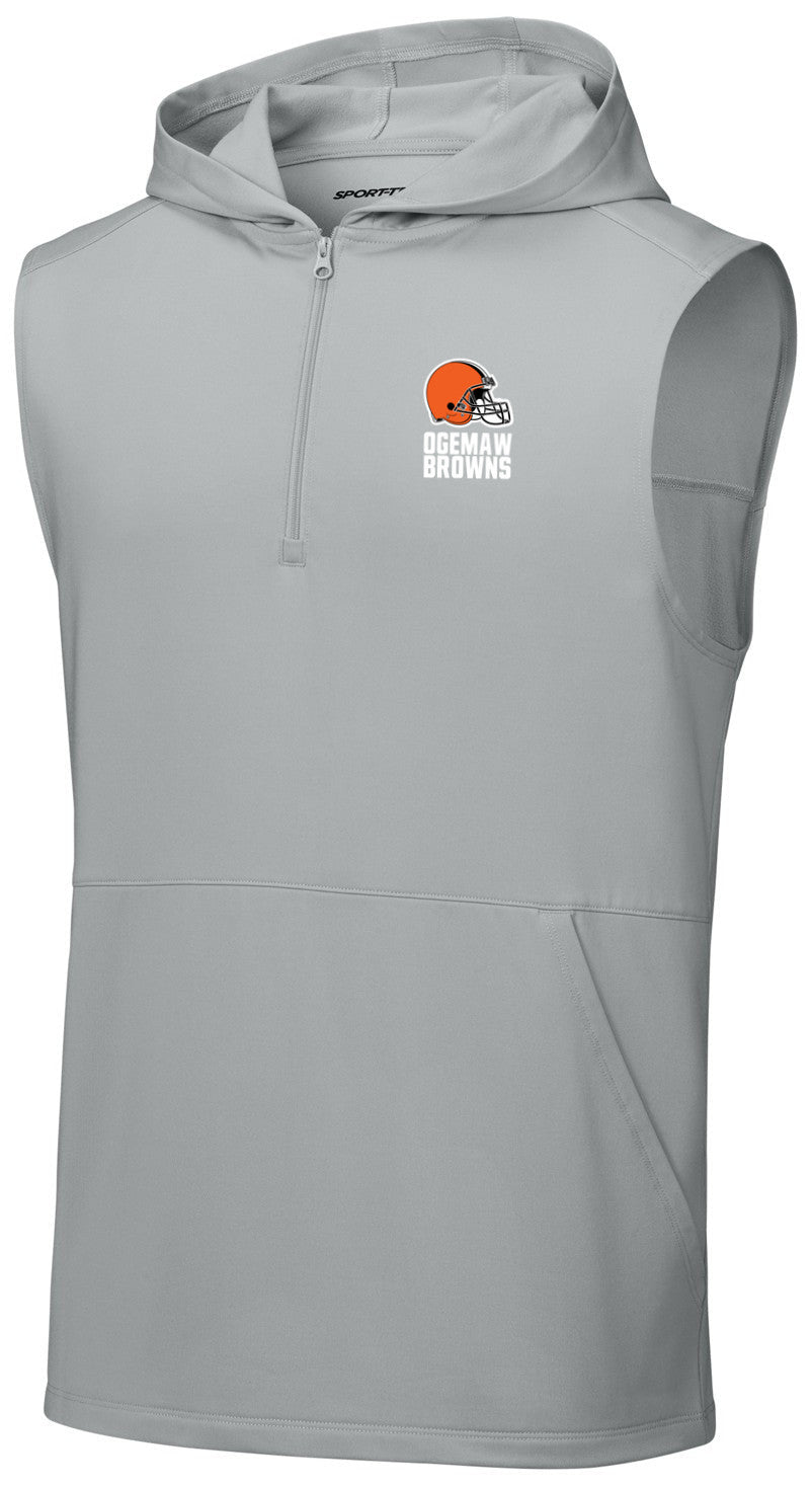 Sport-Wick Stretch Sleeveless Hooded 1/4-Zip