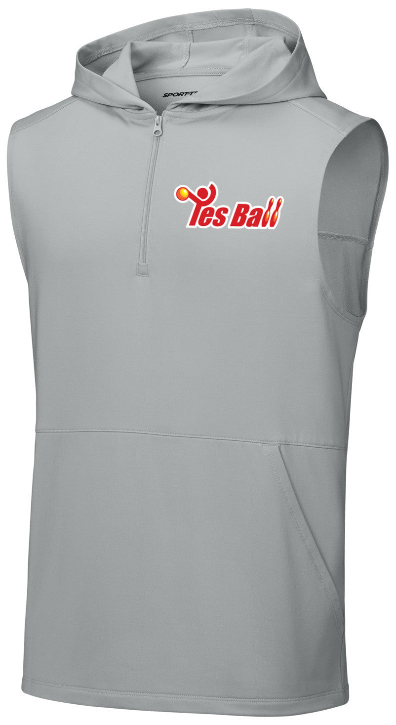 Sport-Wick Stretch Sleeveless Hooded 1/4-Zip