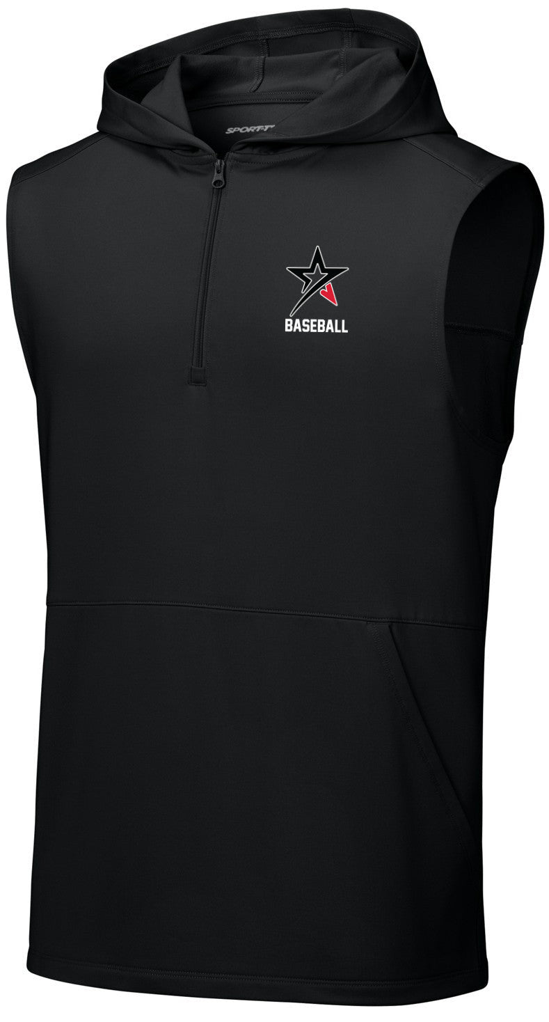 Sport-Wick Stretch Sleeveless Hooded 1/4-Zip