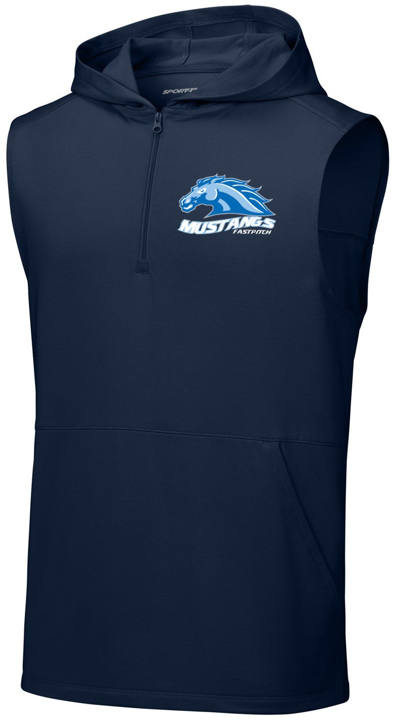 Sport-Wick Stretch Sleeveless Hooded 1/4-Zip
