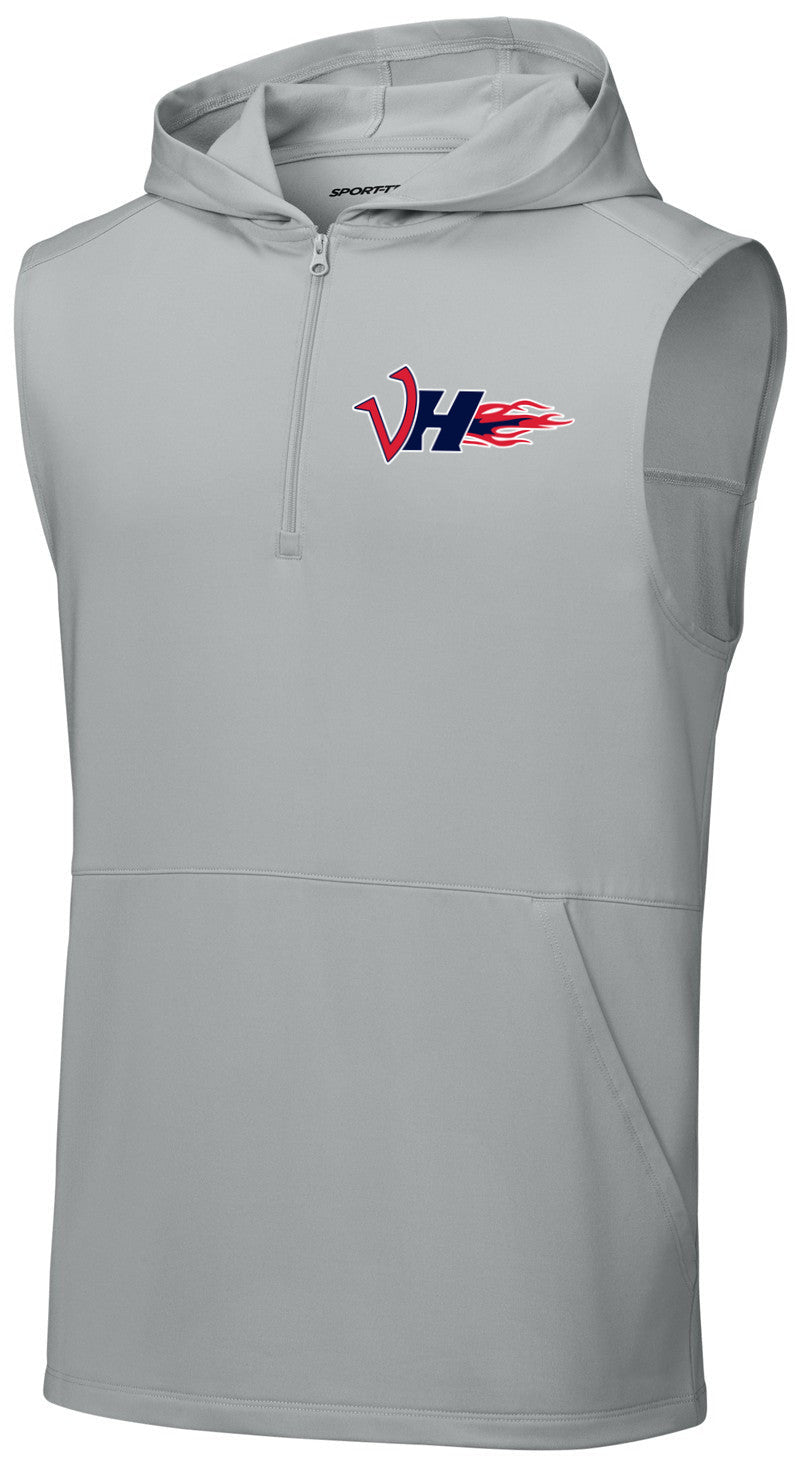 Sport-Wick Stretch Sleeveless Hooded 1/4-Zip