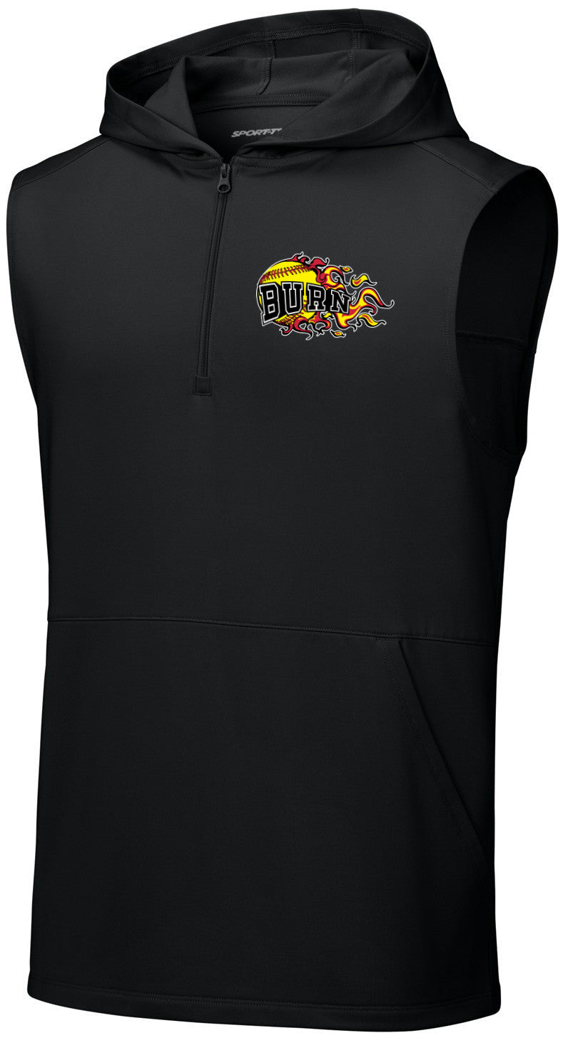 Sport-Wick Stretch Sleeveless Hooded 1/4-Zip
