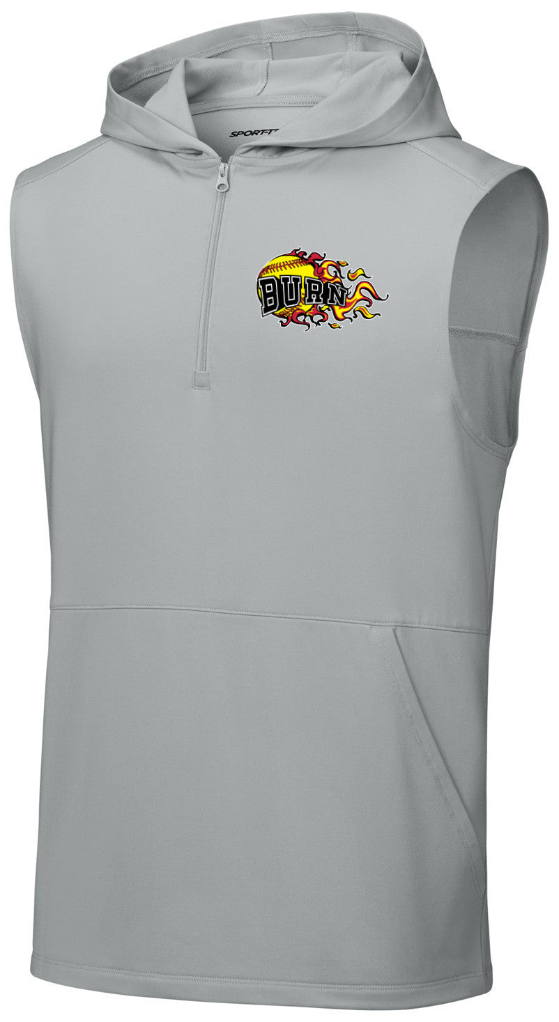 Sport-Wick Stretch Sleeveless Hooded 1/4-Zip