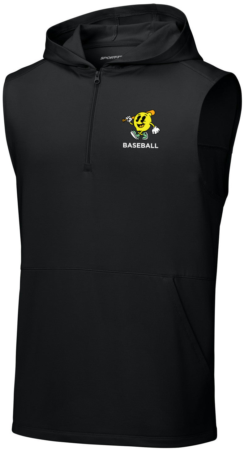 Sport-Wick Stretch Sleeveless Hooded 1/4-Zip