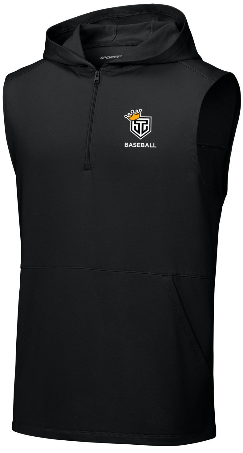 Sport-Wick Stretch Sleeveless Hooded 1/4-Zip